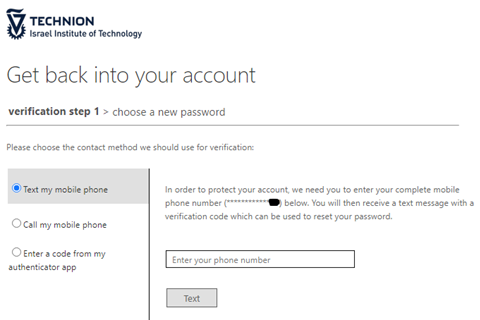 Outlook 365 new password verification window